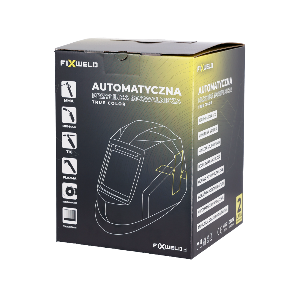 Przyłbica samościemniająca FIXWELD WorkMate 300 Air True Color z nawiewem PAPR | FIX-WM-300TC-AIR