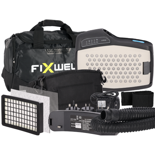 Przyłbica samościemniająca FIXWELD WorkMate 300 Air True Color z nawiewem PAPR | FIX-WM-300TC-AIR