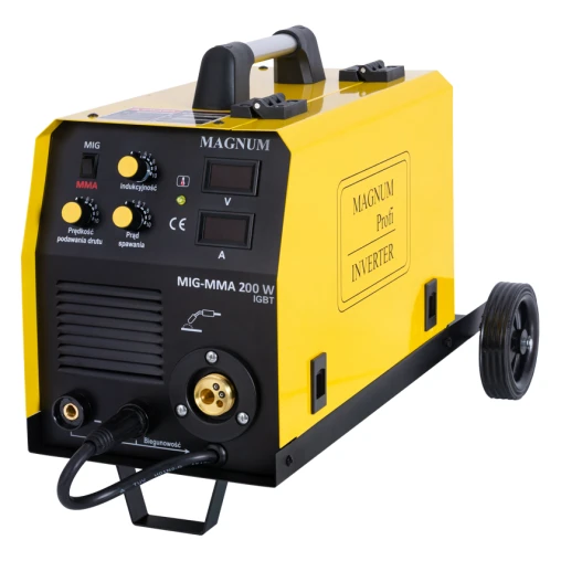 Spawarka Migomat Magnum MIG 200 W MMA IGBT - zestaw | U MI 200W MMA-G