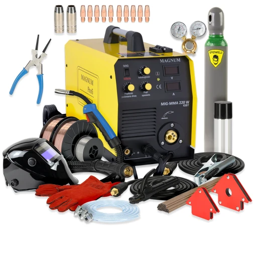 Spawarka Magnum MIG 220 W MMA IGBT - zestaw | U MI 220W MMA-G
