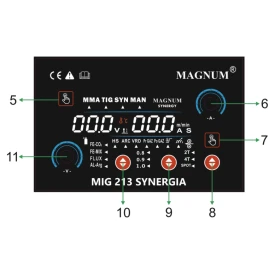 Spawarka Magnum MIG 213 Synergia - zestaw | U MI 213 SYN