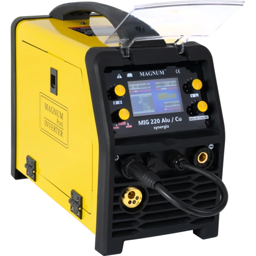 Spawarka Magnum MIG 220 Alu/Cu Synergia - zestaw | U MI 220AL CU-G