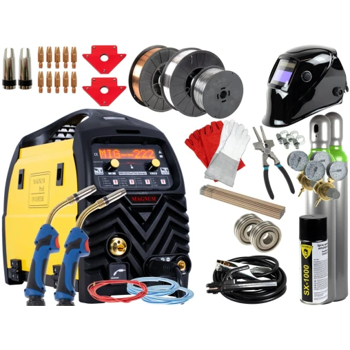 Spawarka Magnum MIG 222 Dual Puls Synergia - zestaw | U MI 222 DP-G