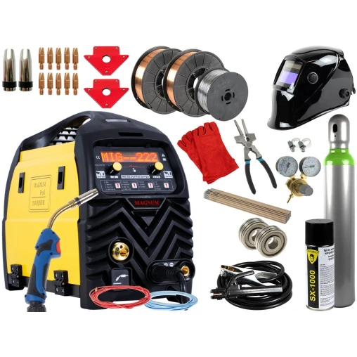 Spawarka Magnum MIG 222 Dual Puls Synergia - zestaw | U MI 222 DP-G