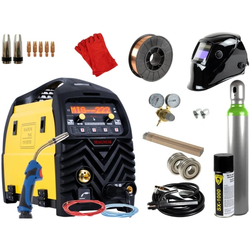 Spawarka Magnum MIG 222 Dual Puls Synergia - zestaw | U MI 222 DP-G