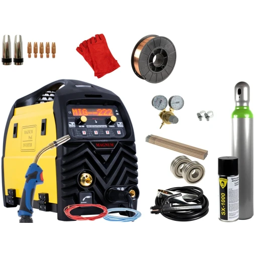 Spawarka Magnum MIG 222 Dual Puls Synergia - zestaw | U MI 222 DP-G
