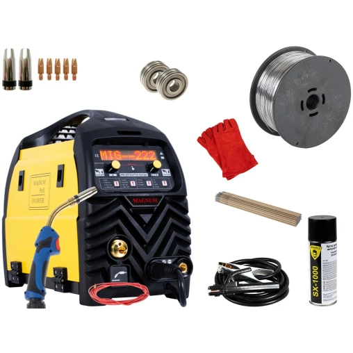 Spawarka Magnum MIG 222 Dual Puls Synergia - zestaw | U MI 222 DP-G