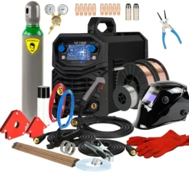 Spawarka Spartus EasyMIG 219 Dual Pulse - zestaw 4 (19 elementów)