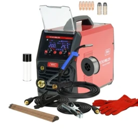 Spawarka Ideal Tecnomig 211 S-Pulse Alu Synergic - zestaw 1 (7 elementów)