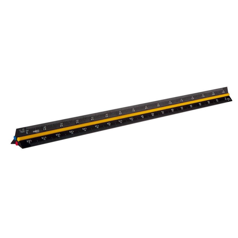 Linijka trójkątna skalówka 30 cm Neo Tools - 72-205 - NEO Tools - 2