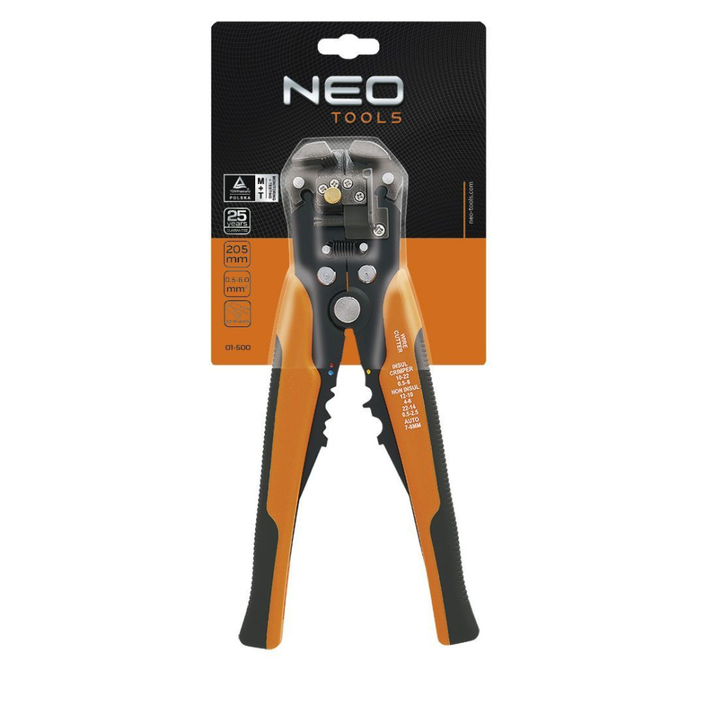 Automatyczny ściągacz izolacji, czołowy 205 mm Neo Tools - 01-500 - NEO Tools - 2