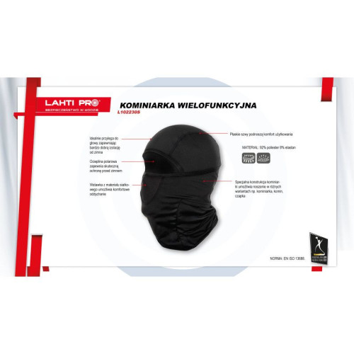 Kominiarka wielofunkcyjna ninja Lahti Pro - L102230S - Lahti Pro - 2
