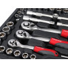 Zestaw kluczy nasadowych 1/4" 1/2" 3/8" 150 el. Proline - 588150 - Proline - 6