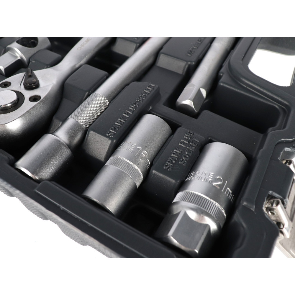 Zestaw kluczy nasadowych 1/2" 56 el. Proline - 58856 - Proline - 6