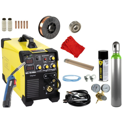Spawarka Magnum MIG 190 II MMA new design - zestaw - U MI 190MMAND-G - Magnum - 3