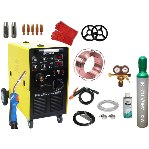 Spawarka Magnum MIG 270 W MMA IGBT - zestaw - U MI 270 WIGB-G - Magnum - 2