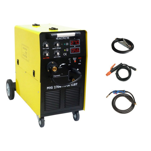 Spawarka Magnum MIG 270 W MMA IGBT - zestaw - U MI 270 WIGB-G - Magnum - 4