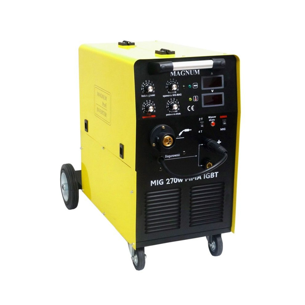 Spawarka Magnum MIG 270 W MMA IGBT - zestaw - U MI 270 WIGB-G - Magnum - 12