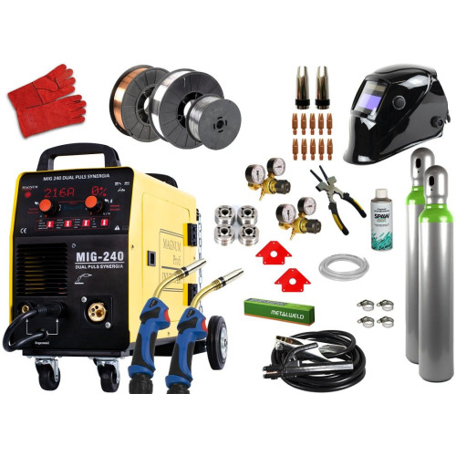Spawarka Magnum MIG 240 Dual Puls Synergia - zestaw - U MI 240 DP-G - Magnum - 2