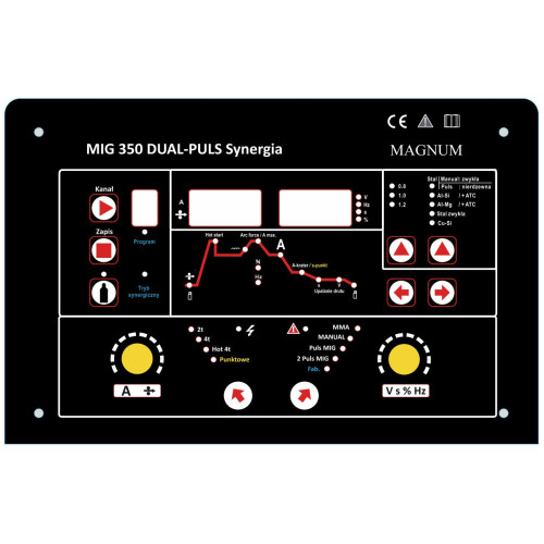 Spawarka Magnum MIG 350 Dual Puls Synergia - zestaw - U MI 350 PULS-G - Magnum - 7