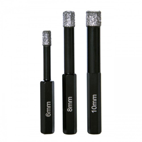 Wiertła diamentowe 6, 8, 10 mm z rdzeniem parafinowym - P F LX DIAM - Magnum - 2