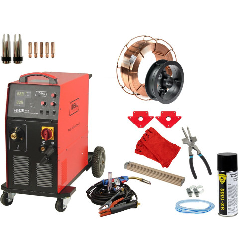 Spawarka Ideal V-MIG 330 4x4 Digital MMA - zestaw - V-MIG330MMA-G - Ideal - 3