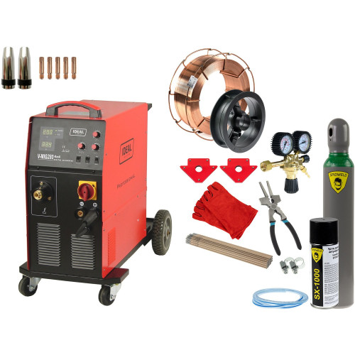 Spawarka Ideal V-MIG 280 4x4 Digital MMA - zestaw - V-MIG280MMA-G - Ideal - 2