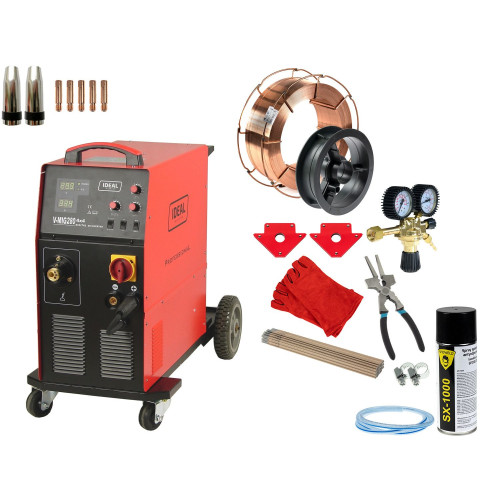 Spawarka Ideal V-MIG 280 4x4 Digital MMA - zestaw - V-MIG280MMA-G - Ideal - 3
