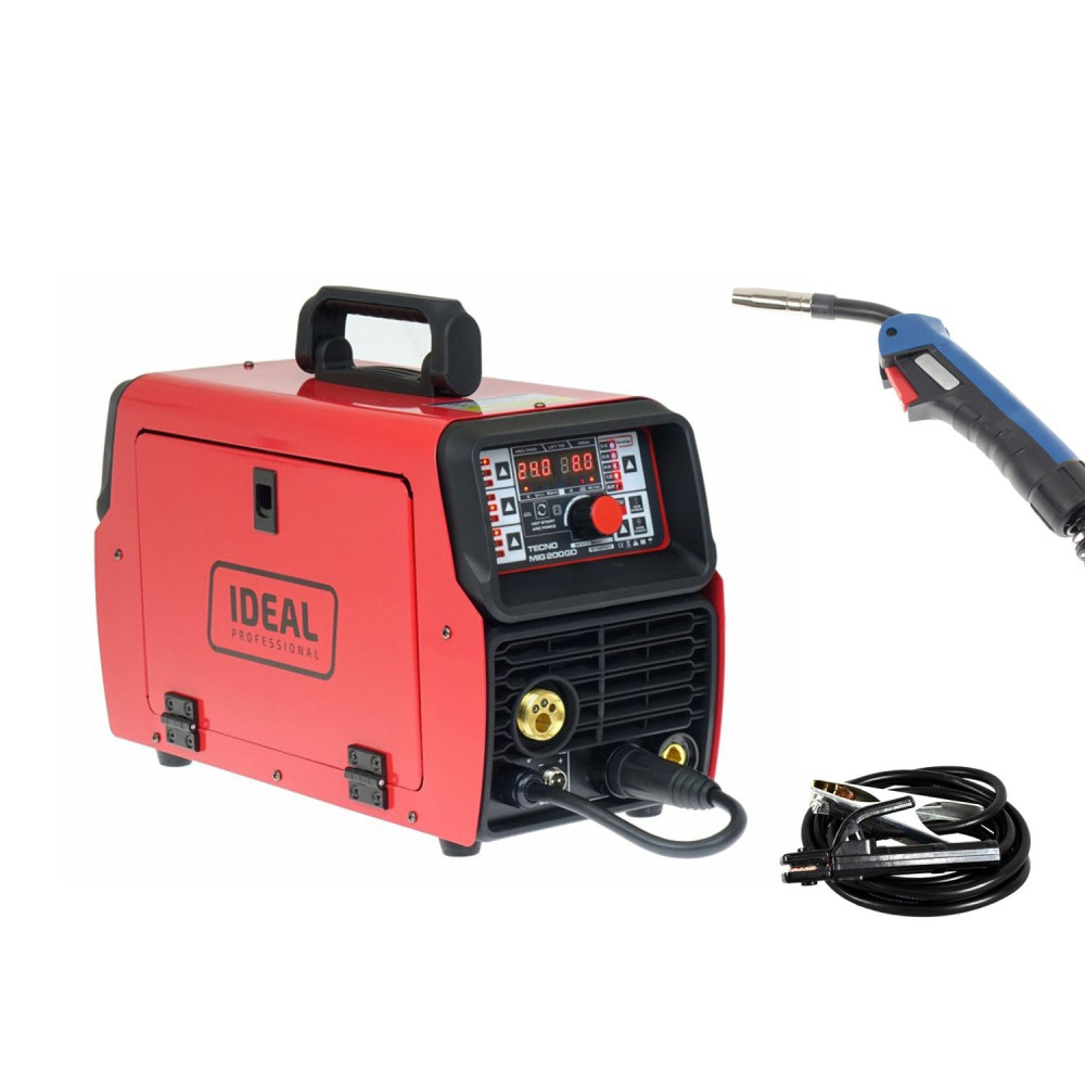 Spawarka Ideal Tecnomig 200GD 3w1 Synergic - zestaw - TMIG200GD-G - Ideal - 5