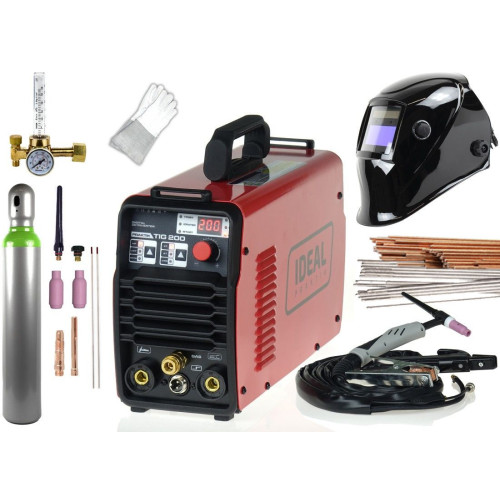 Spawarka Ideal Praktik TIG 202 DC Pulse Digital - zestaw - PTIG202DP-G - Ideal - 1