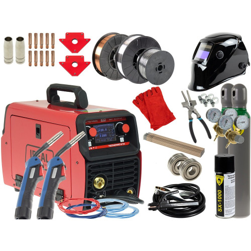 Spawarka Ideal Tecnomig 212 LCD Synergic - zestaw - TMIG212LCD-G - Ideal - 2