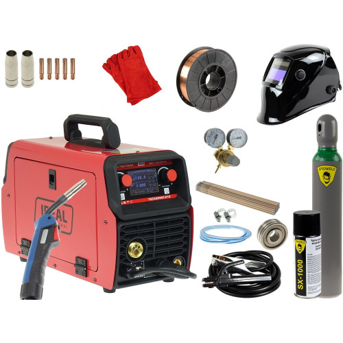 Spawarka Ideal Tecnomig 212 LCD Synergic - zestaw - TMIG212LCD-G - Ideal - 4