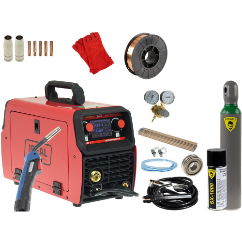 Spawarka Ideal Tecnomig 212 LCD Synergic - zestaw - TMIG212LCD-G - Ideal - 5