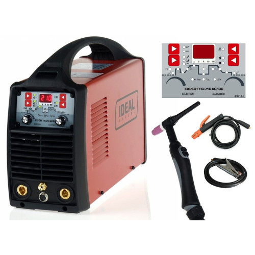 Spawarka Ideal Expert TIG 210 AC/DC PFC - zestaw - EXTIG210AC-G - Ideal - 4
