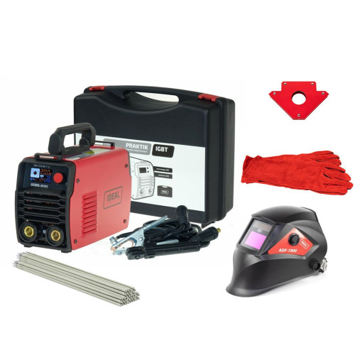 Spawarka Ideal Praktik 200 LCD Synergy - zestaw - PRAKTIK200LCD-G - Ideal - 1