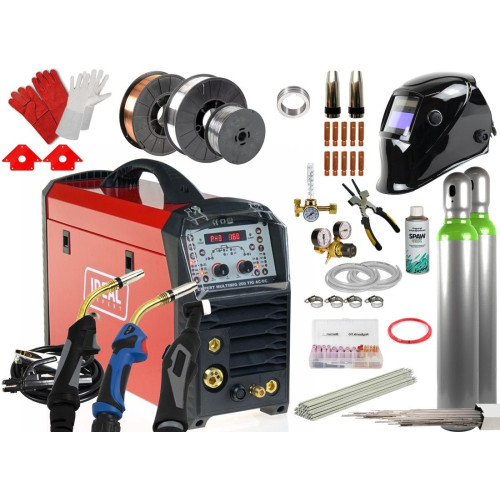 Spawarka Ideal Expert Multimig 200 TIG AC/DC - zestaw - EXMULTI200-G - Ideal - 1
