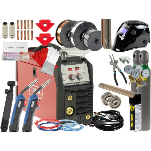 Spawarka Ideal Tecnomig 201 Synergic - zestaw - TMIG201MMA-G - Ideal - 1