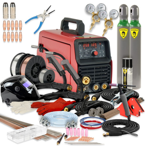 Spawarka Ideal Tecnomig 203 Synergic VRD + TIG - zestaw - TMIG203MMATIG-G - Ideal - 1