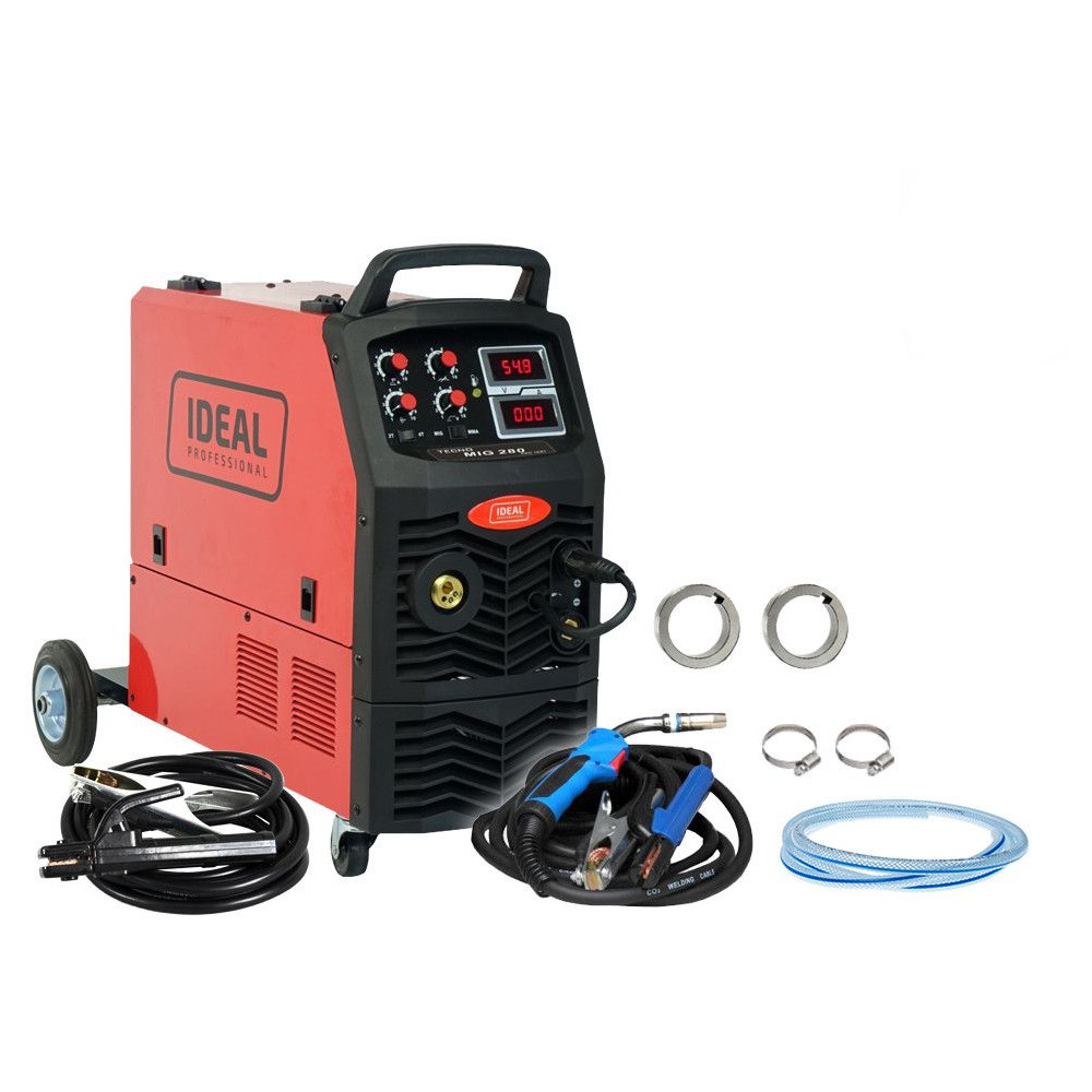 Spawarka Ideal Tecnomig 280 4x4 Digital MMA - zestaw - TMIG280V2-G - Ideal - 4