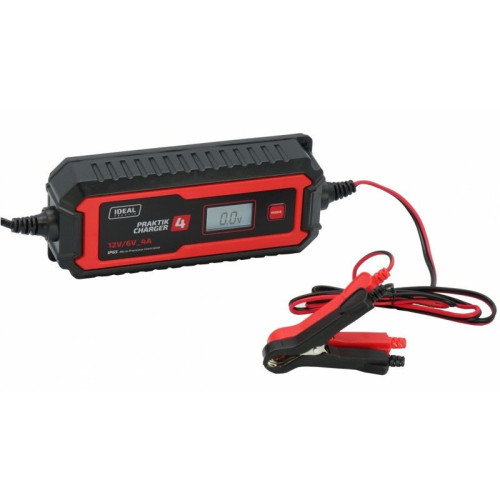 Prostownik Ideal Praktik Charger 4 LCD 6/12 V - PCHARGE4V2 - Ideal - 1 2