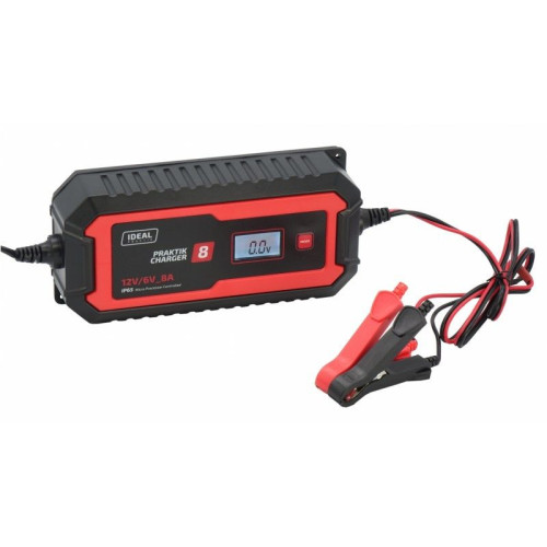 Prostownik Ideal Praktik Charger 8 LCD 6/12 V - PCHARGE8 - Ideal - 2