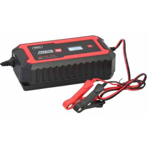 Prostownik Ideal Praktik Charger 10 LCD 6/12 V - PCHARGE10 - Ideal - 1 2