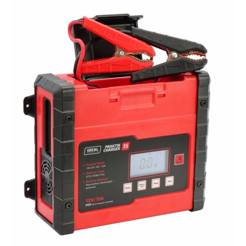 Prostownik Ideal Praktik Charger 15 LCD 12 V - PCHARGE15 - Ideal - 2