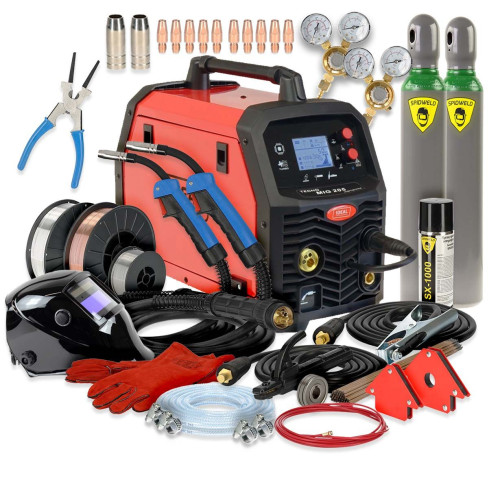 Spawarka Ideal Tecnomig 205 LCD Synergic v2 - zestaw - TMIG205LCDV2-G - Ideal - 3