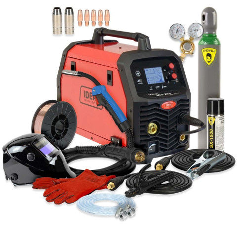Spawarka Ideal Tecnomig 205 LCD Synergic v2 - zestaw - TMIG205LCDV2-G - Ideal - 1
