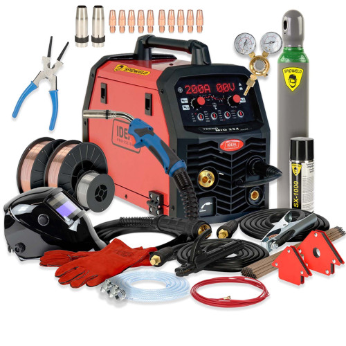 Spawarka Ideal Tecnomig 234 Pulse 4x4 v2 - zestaw - TMIG234PV2-G - Ideal - 3