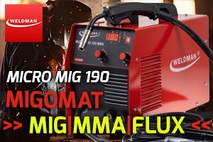 Spawarka Weldman Micro MIG 190 MMA
