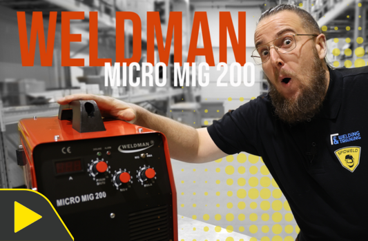 WIDEOTESTY | Spawarka Weldman Micro MIG 200