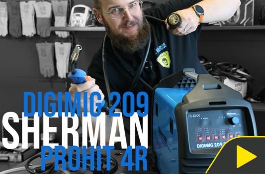 WIDEOTESTY | Spawarka Sherman DIGIMIG 209 ProHIT 4R
