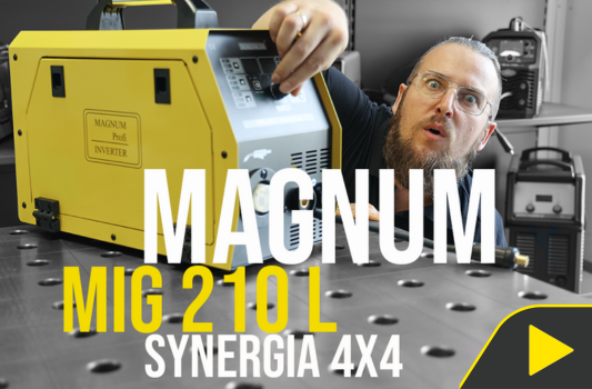 WIDEOTESTY | Spawarka Magnum MIG 210 L Synergia 4x4